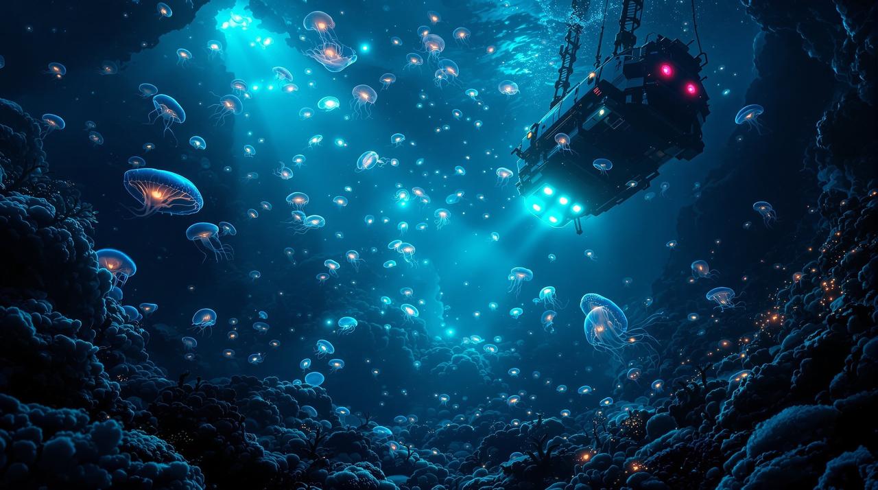 糖心肉视频纪录片:深海发光生物探秘之旅